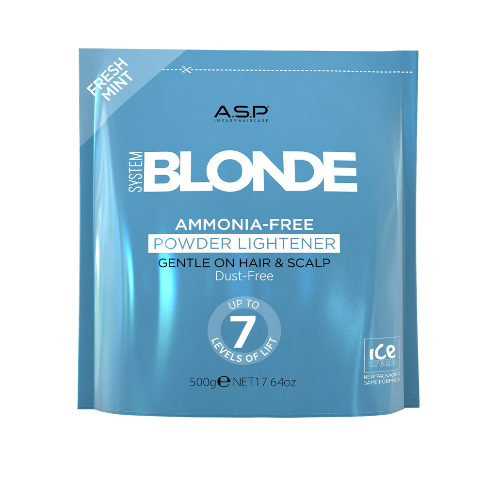 ASP System Blonde Am-Free Powder Lightener 500g - Bl Fresh Mint