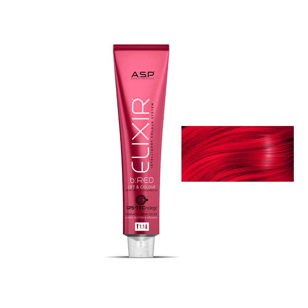 ASP ELIXIR COLOUR b : RED 100ml Red