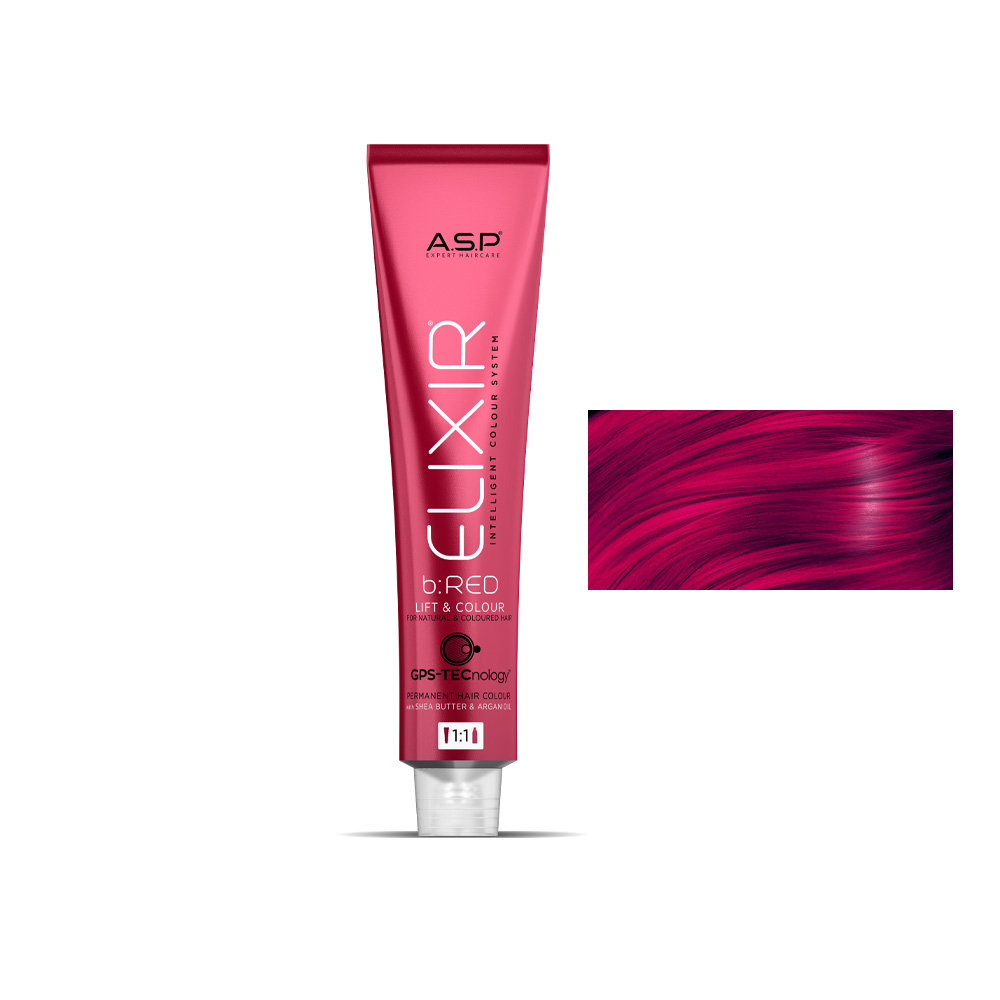 ASP ELIXIR COLOUR b : RED 100ml Red-Violet
