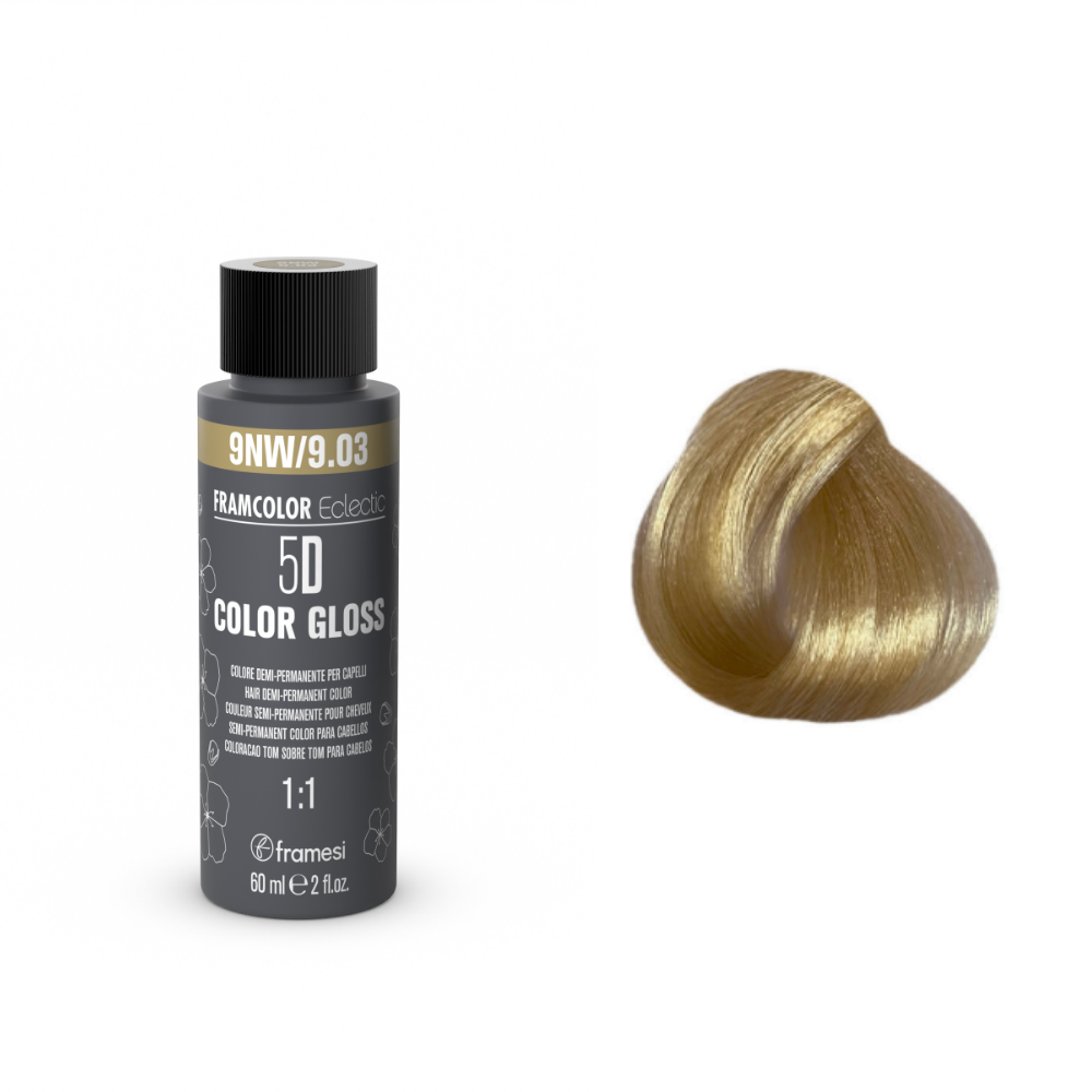 FRAMCOLOR ECLECTIC 5D  COLOR GLOSS 9NW/9.03 ML.60