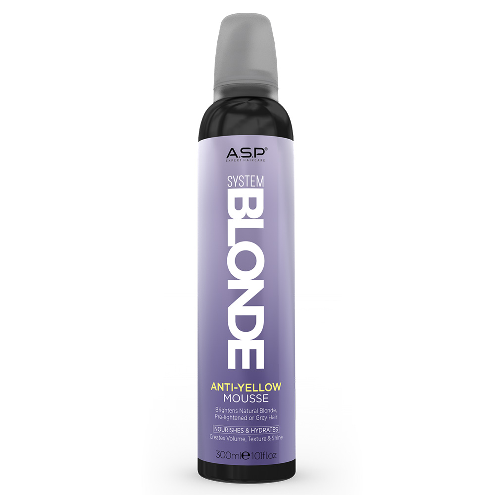 System Blonde Anti-Yellow Violet Styling Mousse 300ml